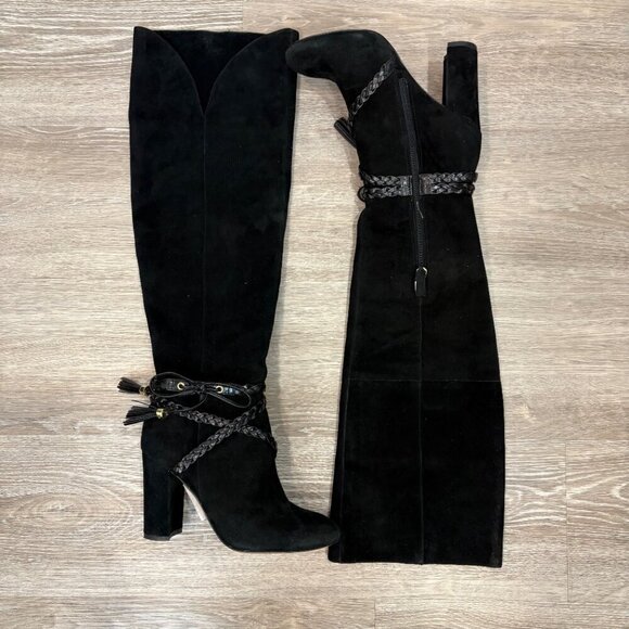 Louise et Cie Shoes - Louise et Cie Black Suede High Knee - Boots sz US 7.5